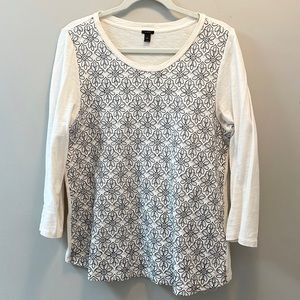 Jcrew brocade top